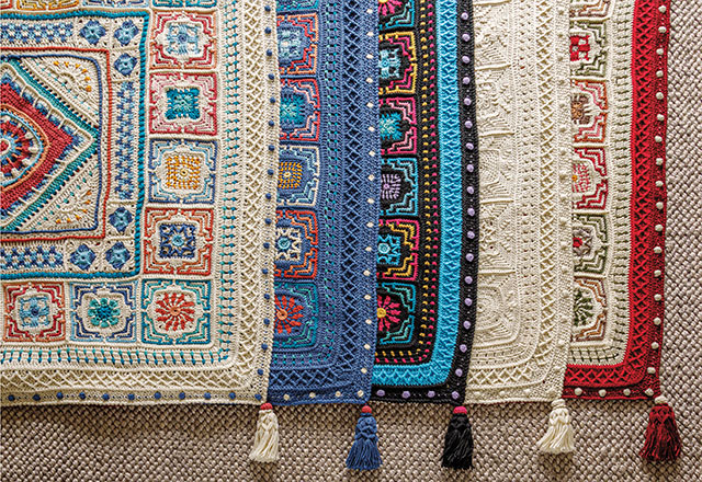 Annie's Books-Mandala-Style Throws to Crochet